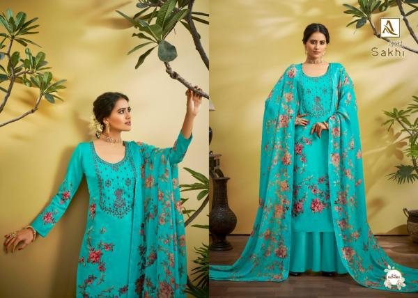 Alok Sakhi Fancy Digital Printed Embroidery Salwar 